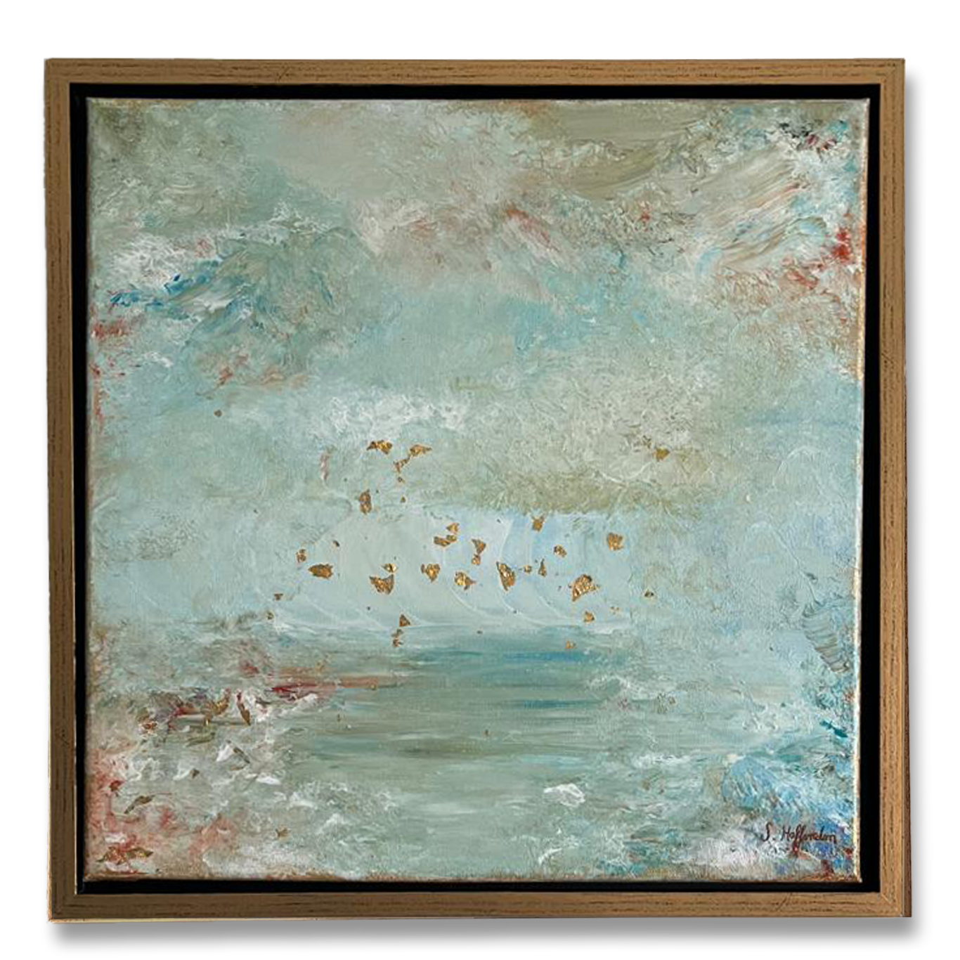 Leeting-you-Go-Kunstwerk-Bild-Sofia-Haffenden-Gold Leeting-you-Go-Kunstwerk-Bild-Sofia-Haffenden-Gold